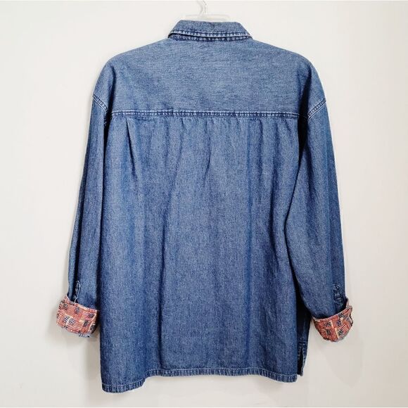 Patriotic VTG Bottom Down Dennis Blouse - Picture 6 of 10